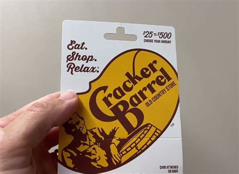 cracker barrel check gift card balance|cracker barrel gift card reinstated.